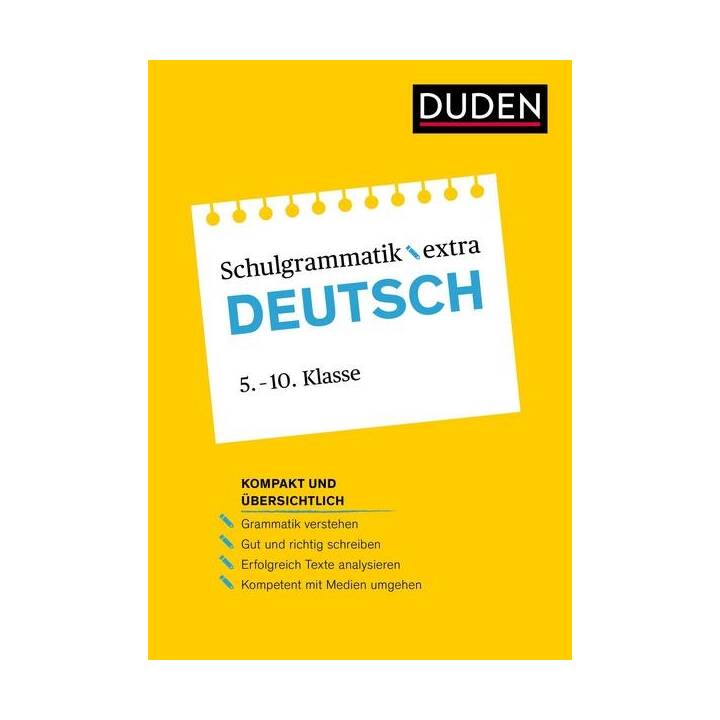 Duden Schulgrammatik extra - Deutsch