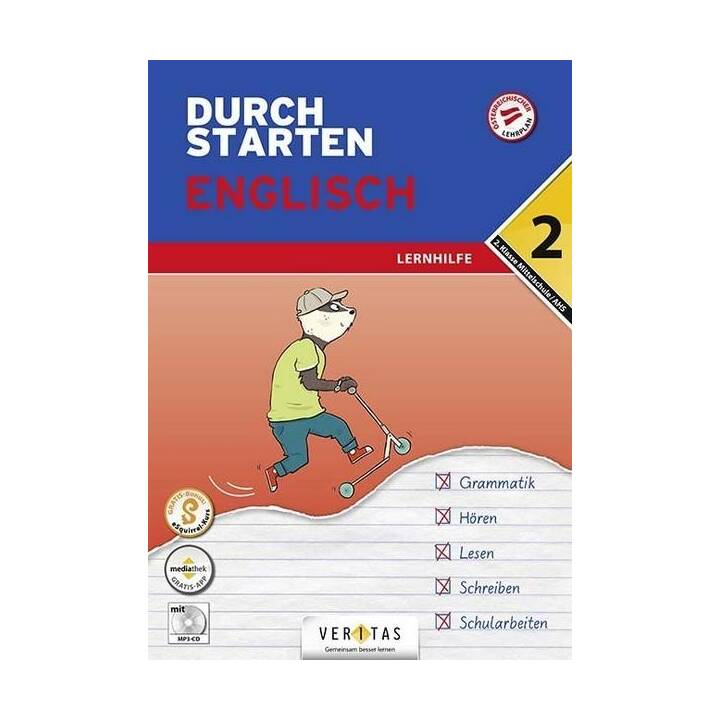 Durchstarten Englisch 2. Klasse Mittelschule/AHS Lernhilfe