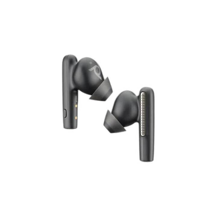 POLY Casque micro de bureau Voyager Free 60 (In-Ear, Sans fil, Noir)