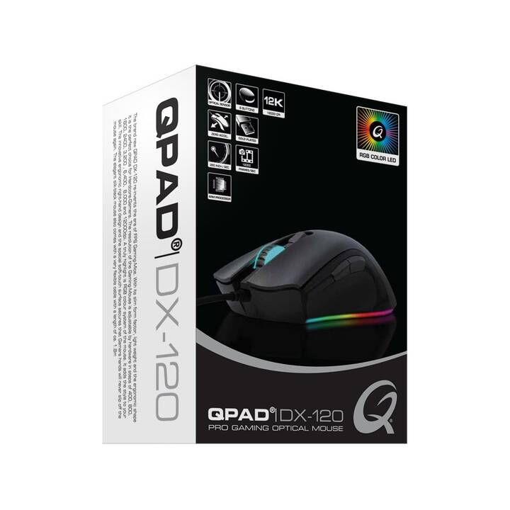 QPAD DX-120 Mouse (Cavo, Gaming)