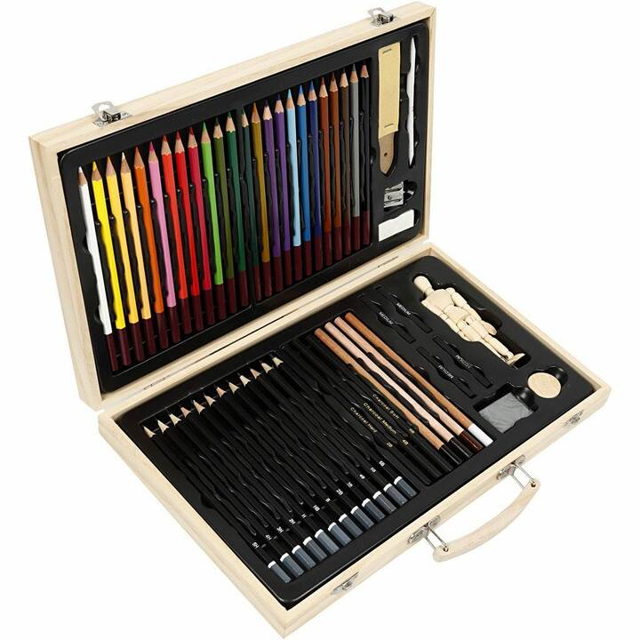 CREATIV COMPANY Crayons de couleur (51 pièce)