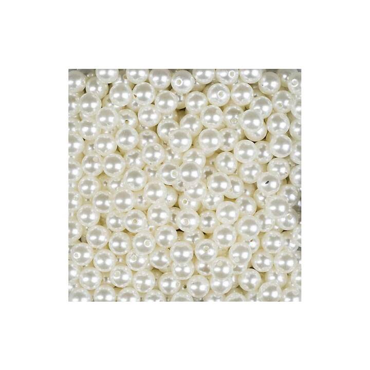 AMBIANCE Perlen (100 g, Muschel, Weiss)