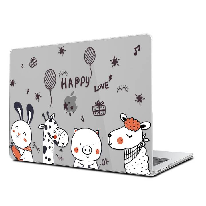 EG Hardcase (MacBook Air 13" M2 2022, Arte, Bianco)