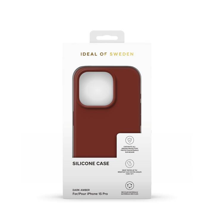 IDEAL OF SWEDEN Backcover (iPhone 15 Pro, Bernstein, Rot)