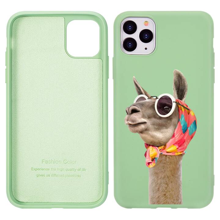 EG Coque pour iPhone 12 et 12 Pro 6.1" (2020) - vert - animaux