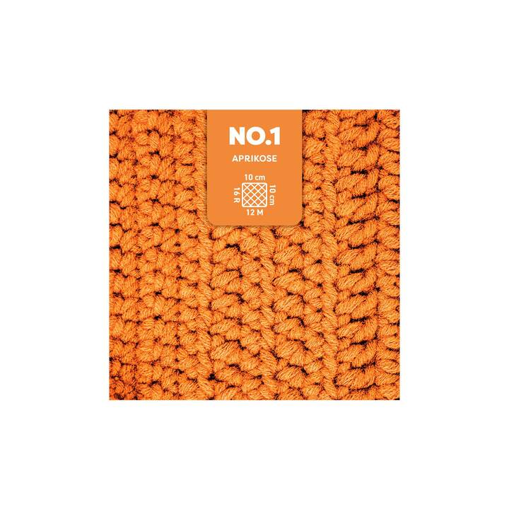 MYBOSHI Lana Nr.1 (50 g, Arancione, Albicocco)