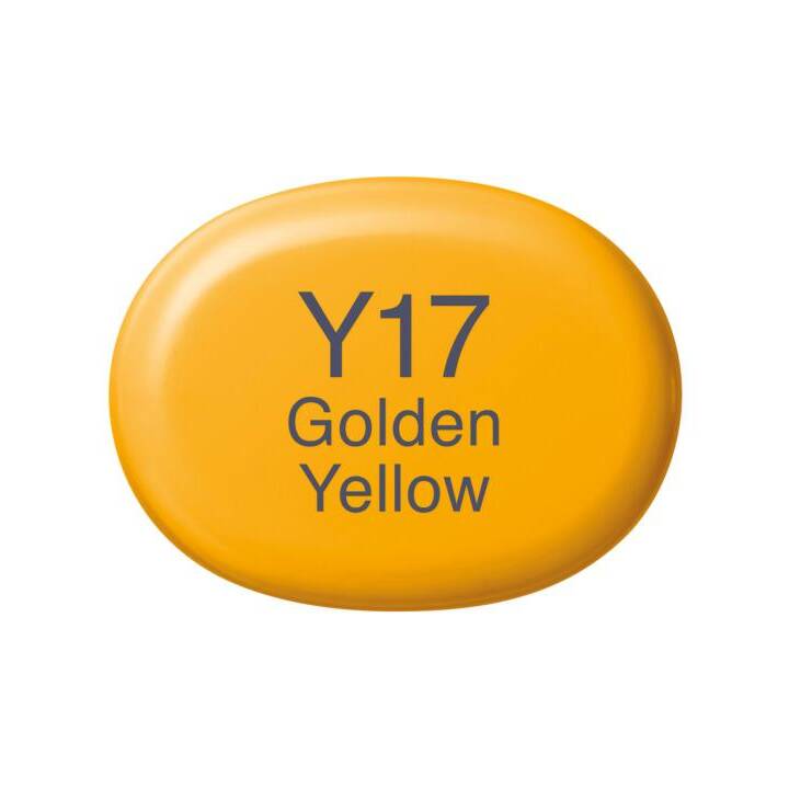 COPIC Marqueur de graphique Sketch Y17 Golden Yellow (Jaune, 1 pièce)
