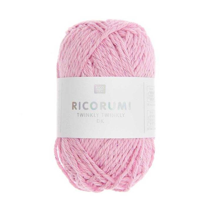 RICO DESIGN Lana Twinkly Twinkly (25 g, Rosa)