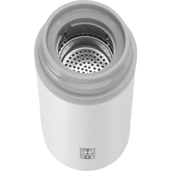 ZWILLING Bottiglia sottovuoto Tea & Fruit Infuser (0.42 l, Argento, Bianco)