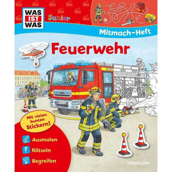 WAS IST WAS Junior Mitmach-Heft Feuerwehr