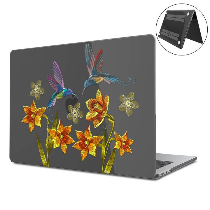 EG Hardcase (Macbook Air 15" M2 2023, Stickerei, Transparent)