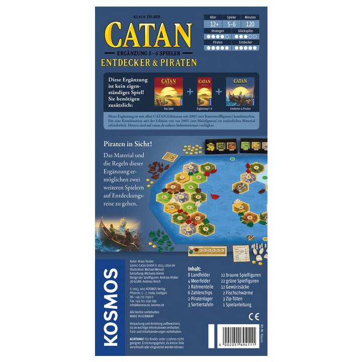 KOSMOS Catan: Entdecker & Piraten  (DE)