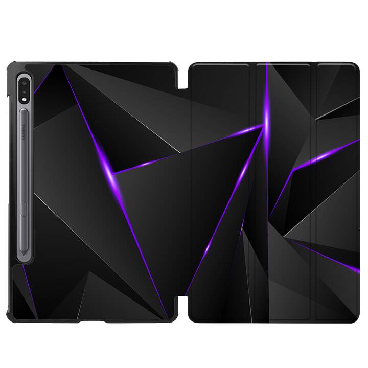 EG coque pour Samsung Galaxy Tab S8 11" (2022) - noir - géométrique