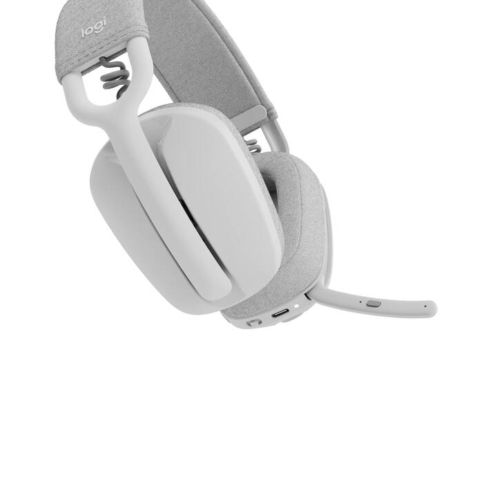 LOGITECH Office Headset Zone Vibe 100 (Over-Ear, Kabel und Kabellos, Weiss)