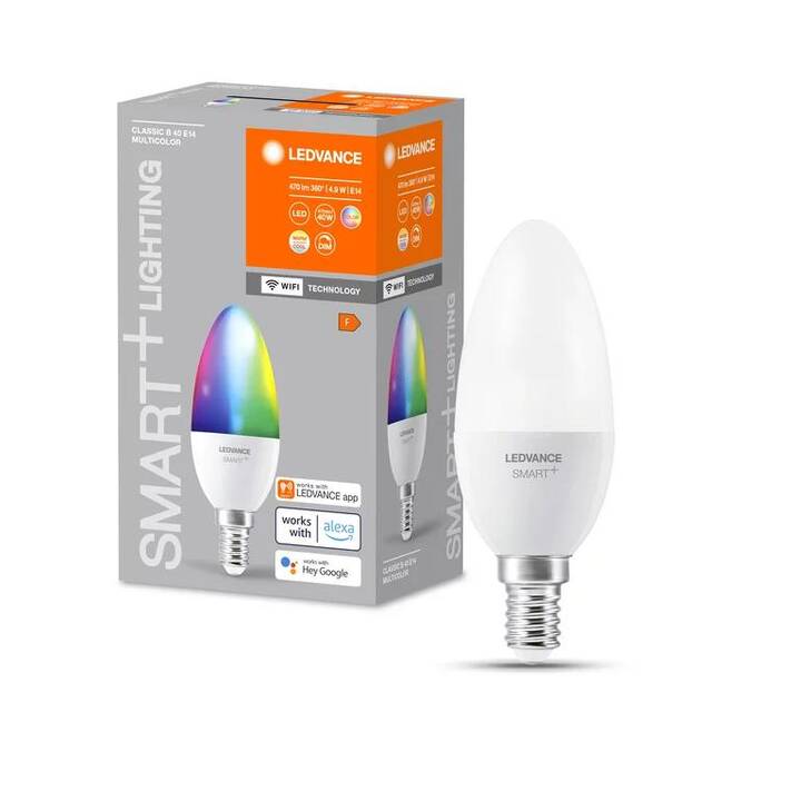LEDVANCE Ampoule LED SMART+  WiFi Classic (E14, 4.9 W)