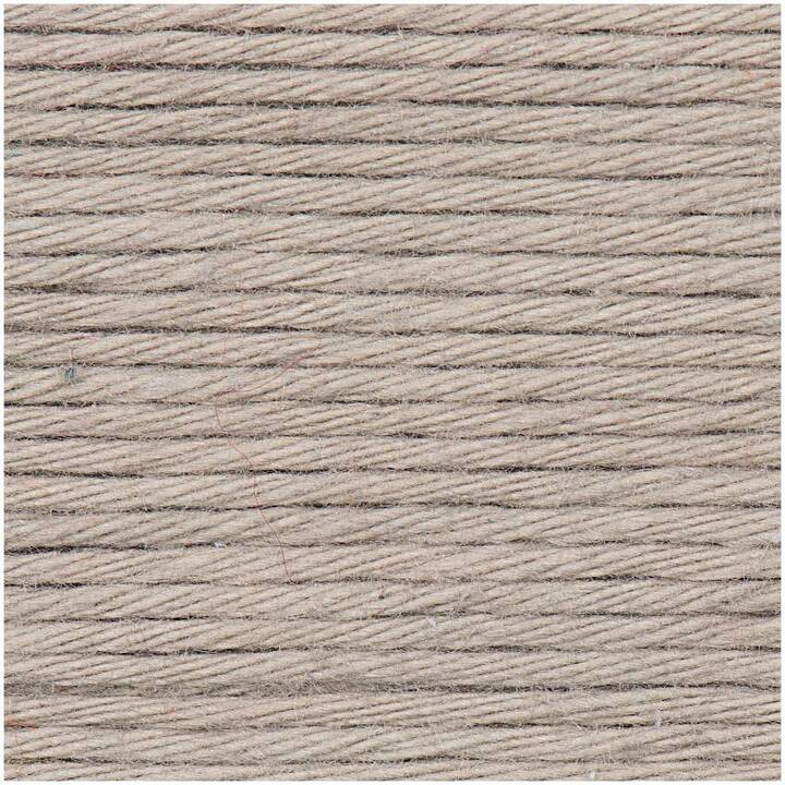 RICO DESIGN Laine Creative Cotton Aran (50 g, Gris)