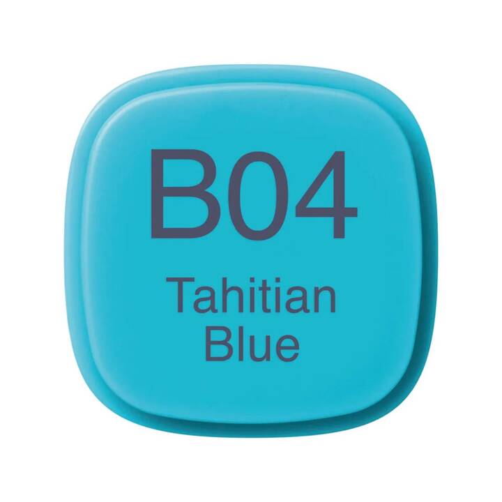 COPIC Marqueur de graphique Classic B04 Tahitian Blue (Bleu, 1 pièce)