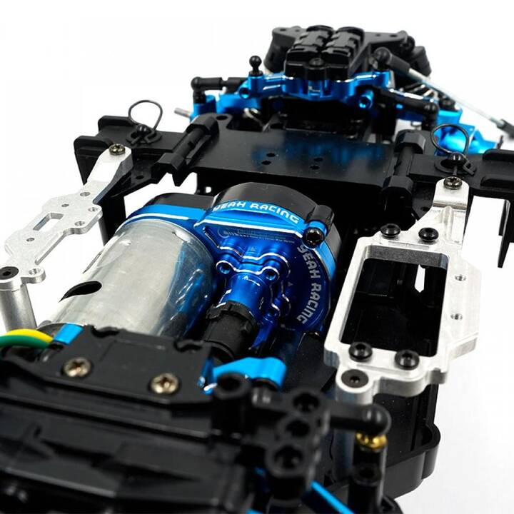 YEAH RACING Montage moteur (Bleu)