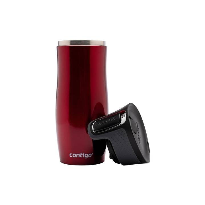 CONTIGO Gobelet isotherme West Loop (0.47 l, Noir, Rouge)