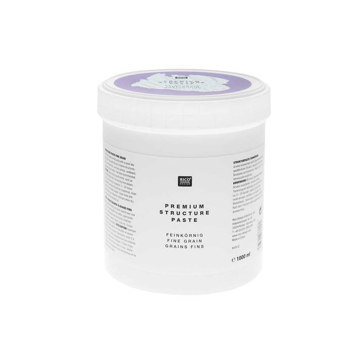 RICO DESIGN Acryl-Strukturpaste Premium (1000 ml, Weiss)