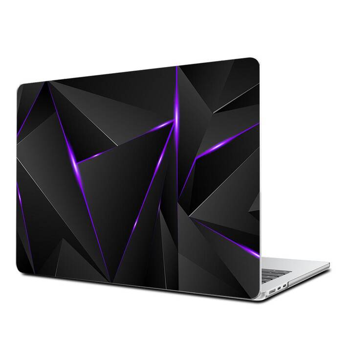 EG Coque rigide (MacBook Air 13" M2 2022, Géométrique, Noir)