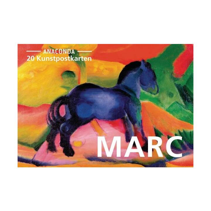 ANACONDA VERLAG Carte postale Franz Marc (Universel, Multicolore)