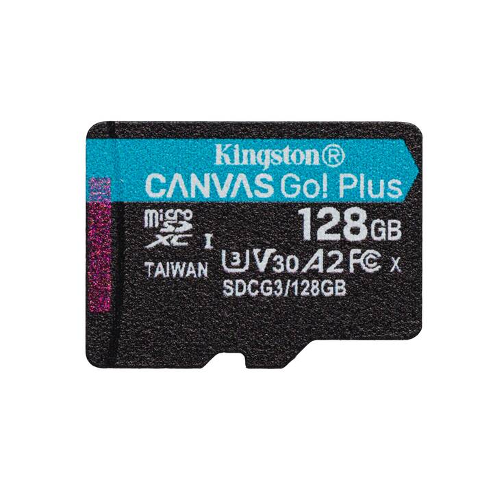 KINGSTON TECHNOLOGY MicroSD Canvas Go! (Class 10, 128 Go, 170 Mo/s)