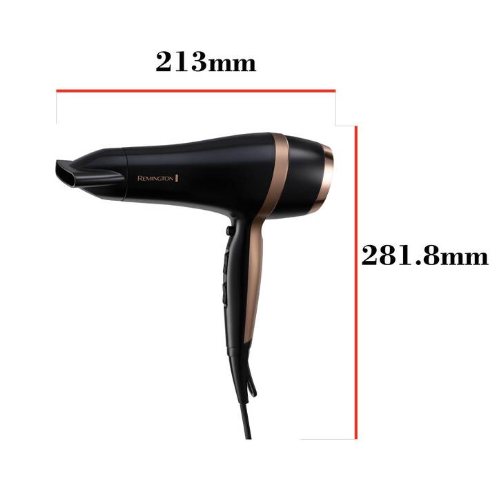 REMINGTON Salon Smooth Haartrockner Geschenkset (D6960GP) (Schwarz)