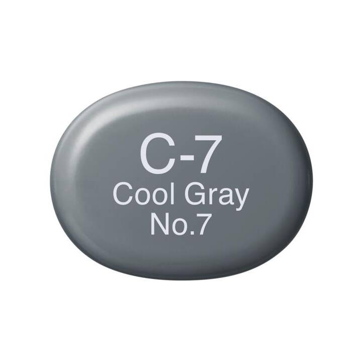 COPIC Marcatori di grafico Sketch C-7 Cool Grey No.7 (Grigio, 1 pezzo)