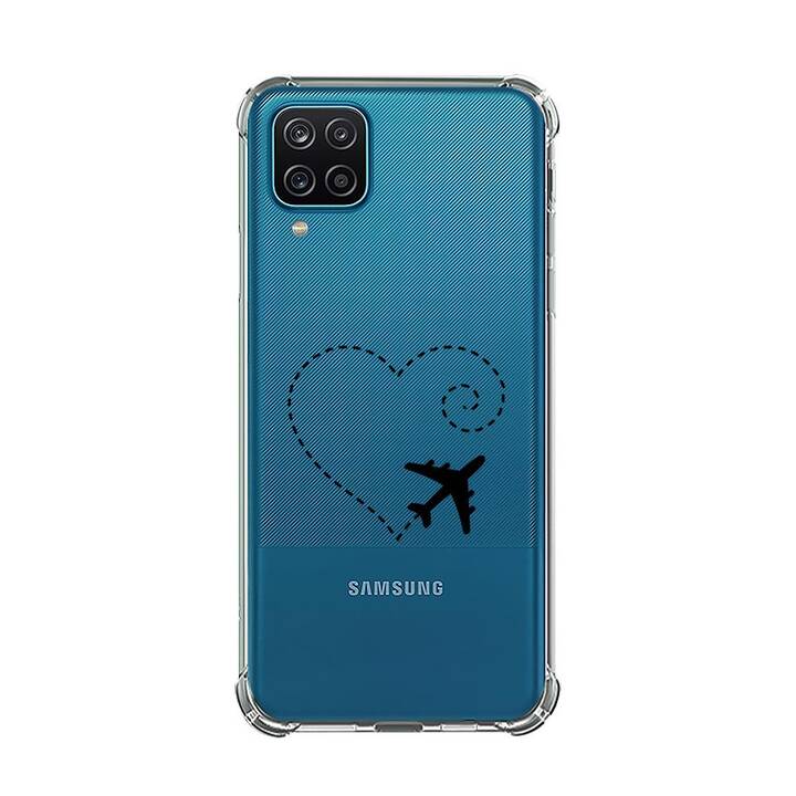 EG Backcover (Galaxy A12, Viaggiare, Transparente)