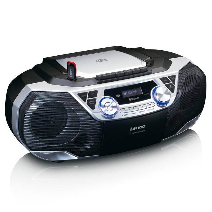 LENCO CD-Player SCD-720SI (Silber, Schwarz)