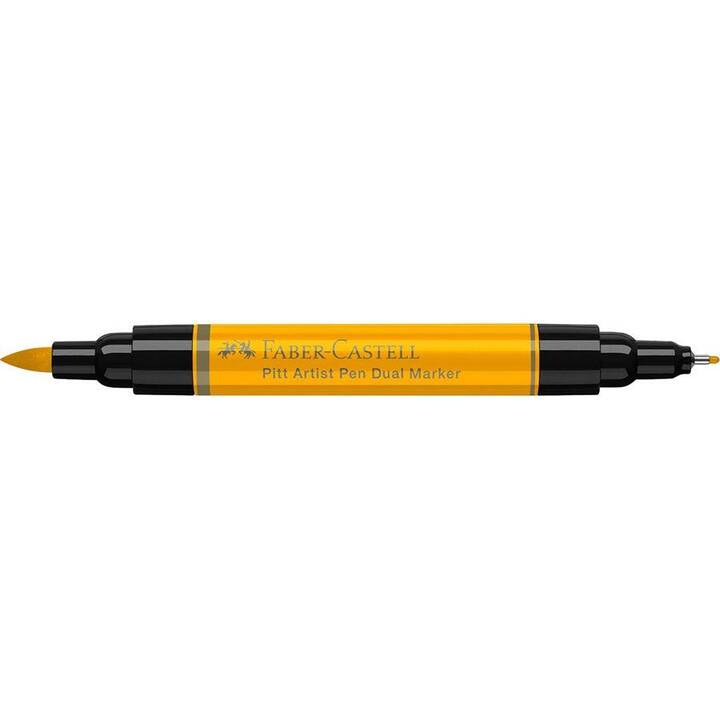 FABER-CASTELL Marcatore creativo Pitt Artist (Giallo, 1 pezzo)