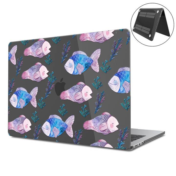 EG Hardcase (Macbook Air 15" M2 2023, Pesce, Transparente)