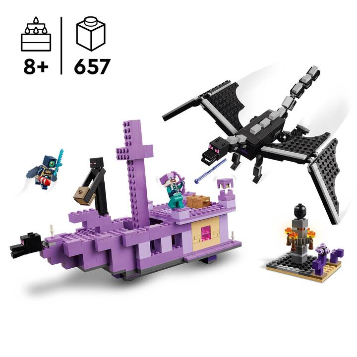 LEGO Minecraft L’Enderdrago e la Nave dell’End (21264)