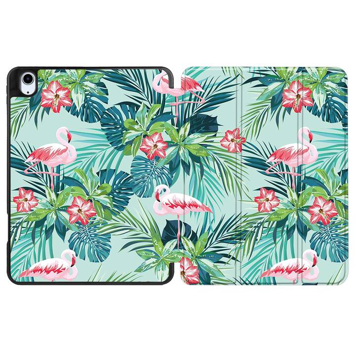 EG coque pour iPad Air 10.9" (2022) 5e génération - vert - flamant rose