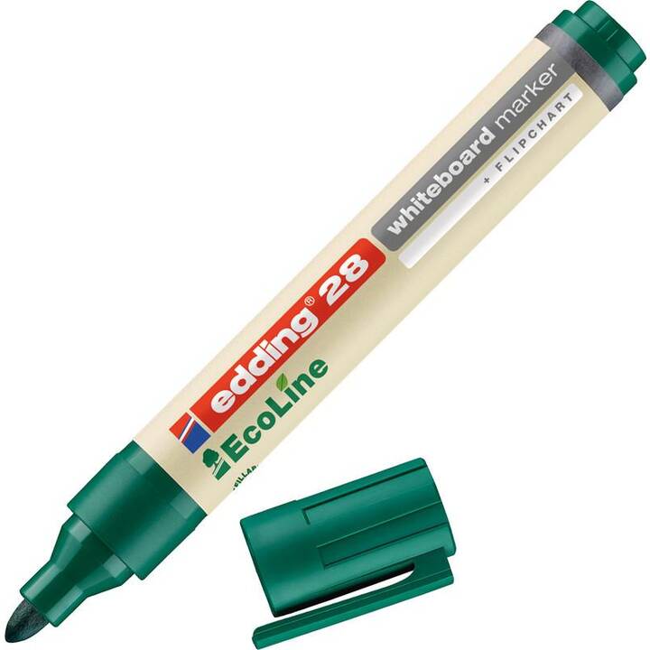 EDDING Whiteboard Marker EcoLine 28 (Grün, 1 Stück)