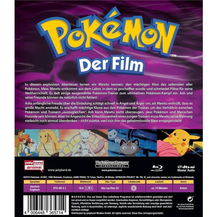 Pokémon - Der Film (DE, EN)