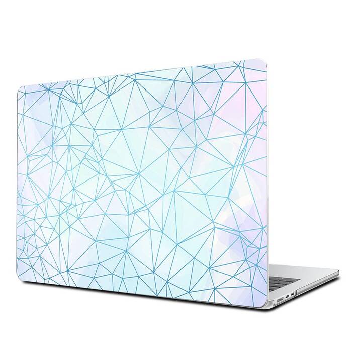 EG Hardcase (Macbook Air 15" M2 2023, Geometrico, Blu)