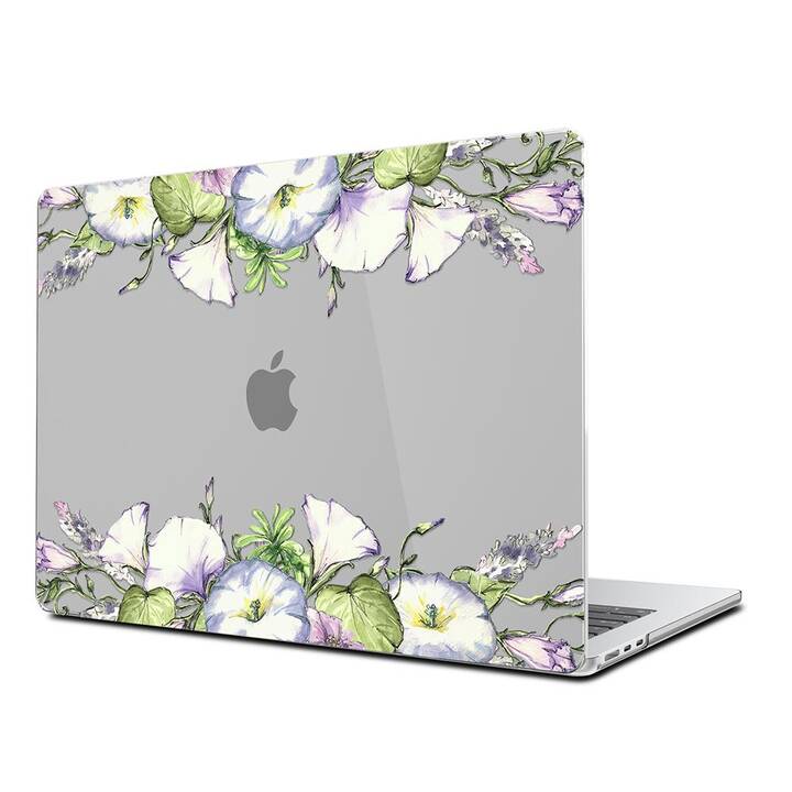 EG Coque rigide (MacBook Air 13" M2 2022, Fleurs, Mauve)