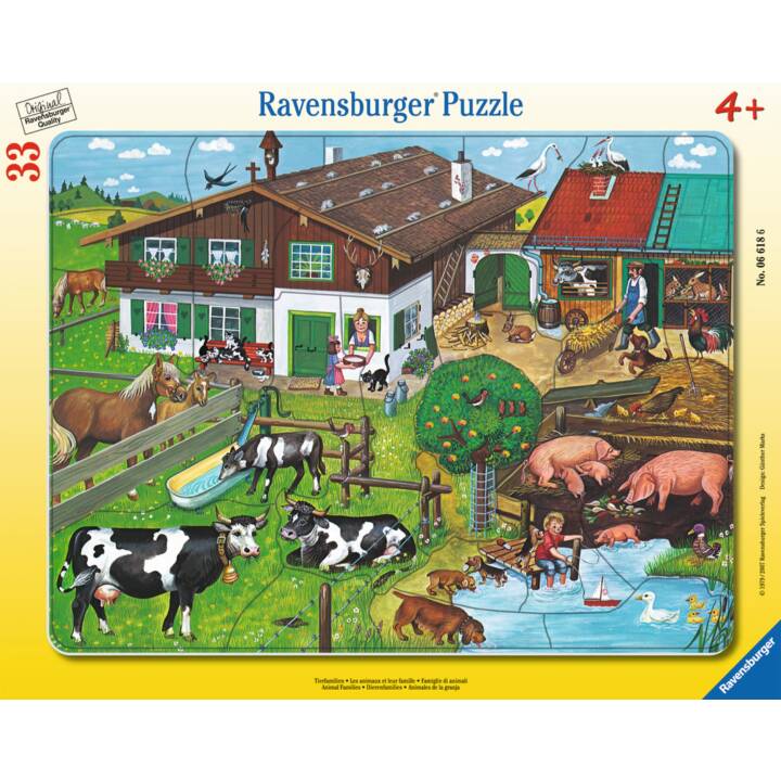 RAVENSBURGER Bauernhof Puzzle (33 x, 30 x)