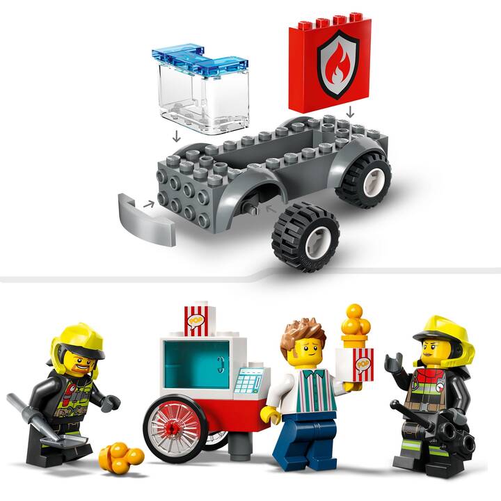 LEGO City Caserma dei pompieri e autopompa (60375)