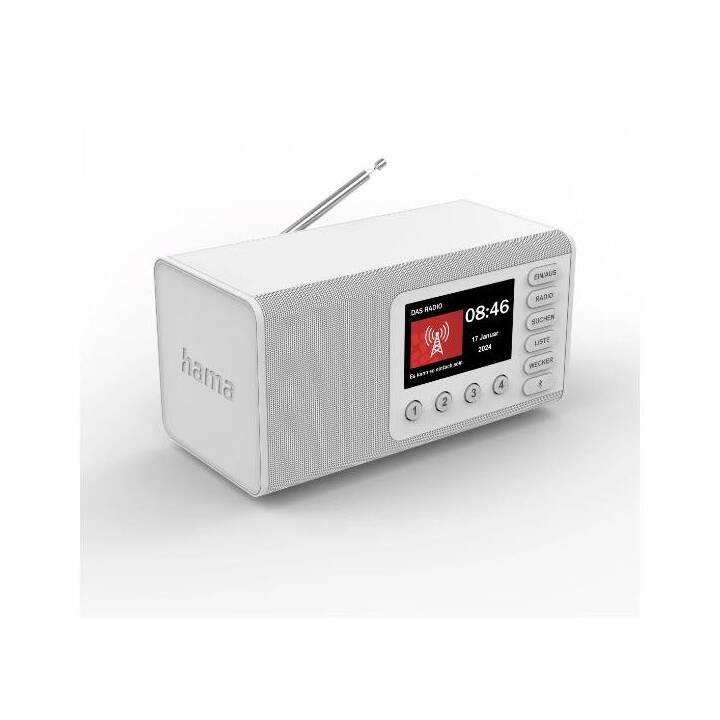 HAMA DR1001BT Radio digitale (Bianco)