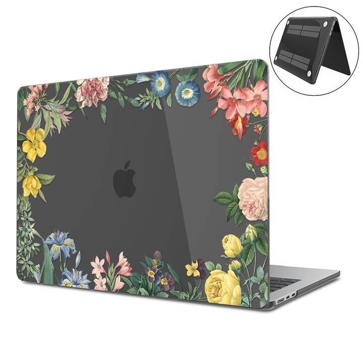 EG Hardcase (Macbook Air 15" M2 2023, Fiore, Transparente)