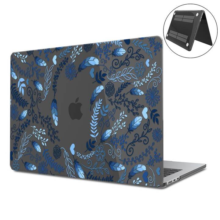 EG Hardcase (MacBook Air 13" M2 2022, Piuma, Transparente, Nero)