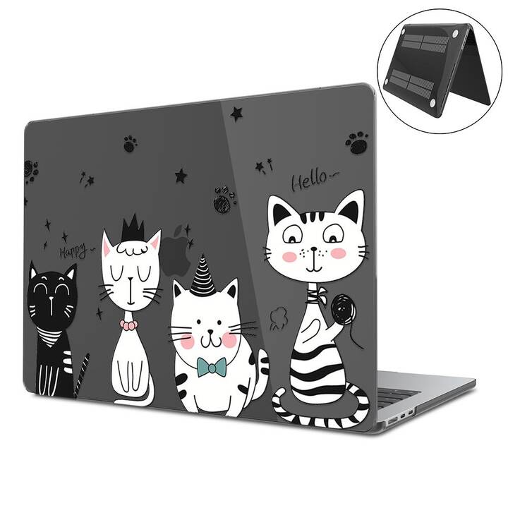 EG Hardcase (MacBook Air 13" M3 2024, Kunst, Transparent)