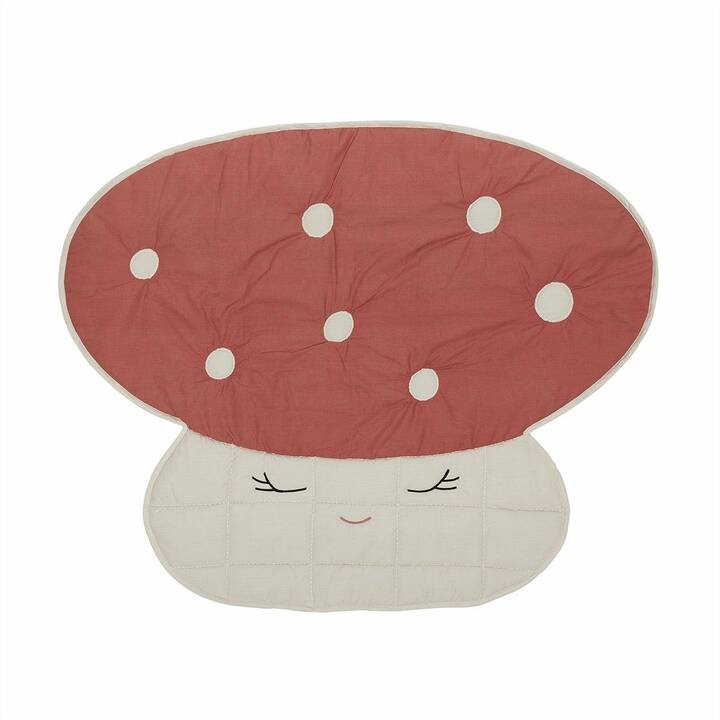 OYOY Krabbeldecke Mushroom (Beige, Braun, Rot)