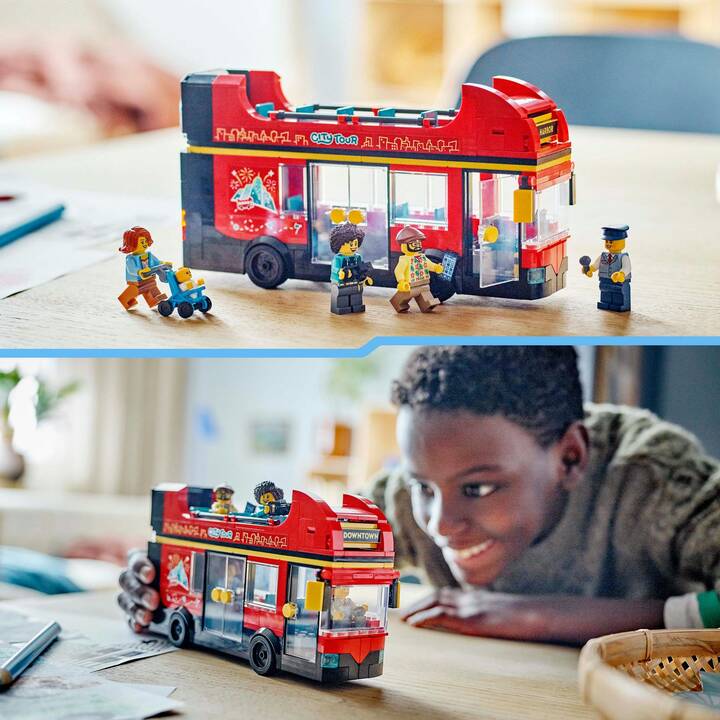 LEGO City Autobus turistico rosso a due piani (60407)