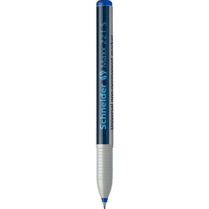 SCHNEIDER Marqueur permanent Maxx 221 S (Bleu, 1 pièce)