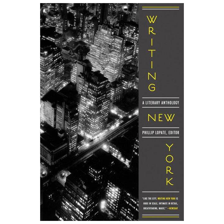 Writing New York: A Literary Anthology