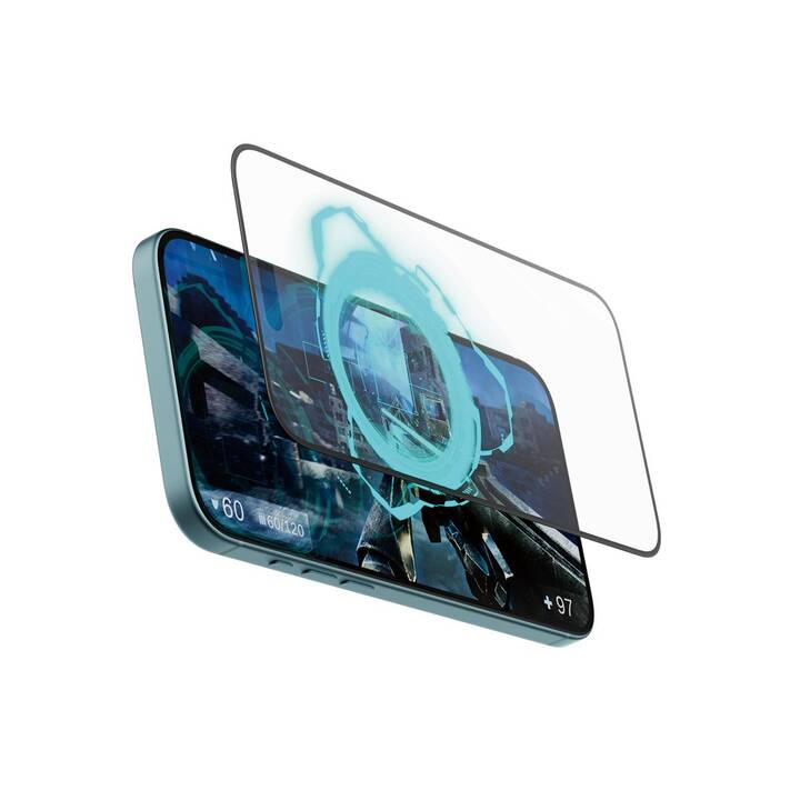 PANZERGLASS Vetro protettivo da schermo Ultra-Wide Fit (iPhone 15 Plus, 1 pezzo)